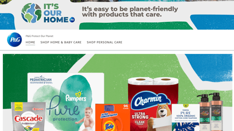 Amazon P&G 'Our Home' Shop